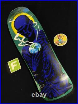 RARE Santa Cruz Jeff Kendall Atomic Blue Man Reissue Skateboard Deck In Shrink