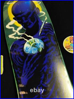 RARE Santa Cruz Jeff Kendall Atomic Blue Man Reissue Skateboard Deck In Shrink