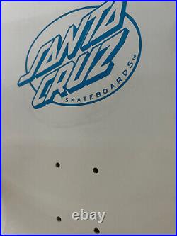 RARE Santa Cruz Jim Phillips WHITE Screaming Hand 9.35 80's Skateboard Deck NEW