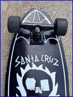 RARE Santa Cruz Ozzy Wright Model Skateboard 9.7 Ozzy Wrong Skull Surf City Doom