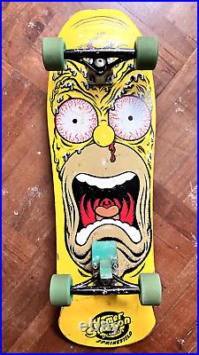 RARE Santa Cruz Rob Roskopp Simpsons Homer 30th Anniversary skateboard NOS