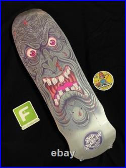 RARE Santa Cruz Roskopp Florian Eye Face 50th Anniversary Skateboard Deck Shaped