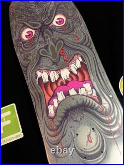 RARE Santa Cruz Roskopp Florian Eye Face 50th Anniversary Skateboard Deck Shaped