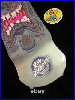 RARE Santa Cruz Roskopp Florian Eye Face 50th Anniversary Skateboard Deck Shaped