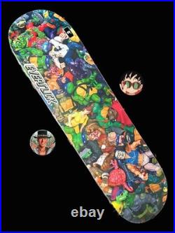 RARE Santa Cruz TMNT Skateboard Deck Everslick Teenage Mutant Ninja Turtles NEW