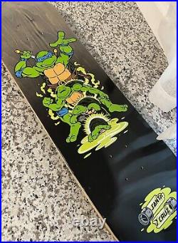 RARE Santa Cruz x TMNT Teenage Mutant Ninja Turtles Leonardo Skateboard Deck