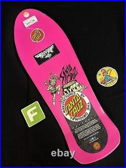 RARE Steve Alba SALBA Santa Cruz Pink Tiger Missile Skateboard Deck In Shrink