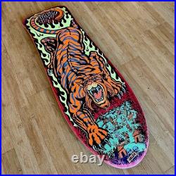 RARE Steve Alba SALBA Santa Cruz Pro Tiger Skateboard Deck Vintage 2021