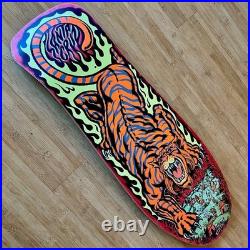 RARE Steve Alba SALBA Santa Cruz Pro Tiger Skateboard Deck Vintage 2021