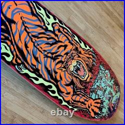 RARE Steve Alba SALBA Santa Cruz Pro Tiger Skateboard Deck Vintage 2021