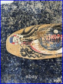 RARE Vintage 80s Santa Cruz Rob Roskopp Eye Skateboard Deck Jim Phillips OG RARE Vintage 80s Santa Cruz Rob Roskopp Eye Skateboard Deck Jim Phillips OG