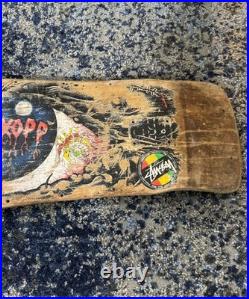 RARE Vintage 80s Santa Cruz Rob Roskopp Eye Skateboard Deck Jim Phillips OG