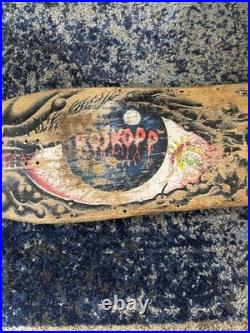 RARE Vintage 80s Santa Cruz Rob Roskopp Eye Skateboard Deck Jim Phillips OG RARE Vintage 80s Santa Cruz Rob Roskopp Eye Skateboard Deck Jim Phillips OG