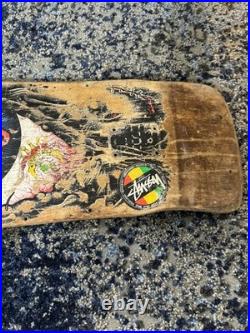 RARE Vintage 80s Santa Cruz Rob Roskopp Eye Skateboard Deck Jim Phillips OG