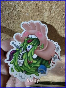 READ GPK Radioactive Rob Santa Cruz garbage pail kids Skateboard deck