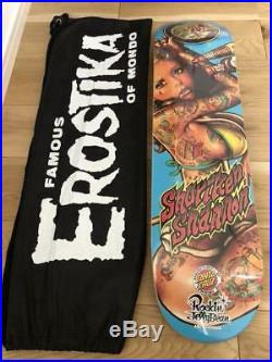 ROCKIN' JELLY BEAN x Santa Cruz Skateboard Deck NEW Rare EROSTIKA From JAPAN F/S