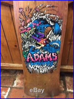 Rare 1987 DOGTOWN Jay Adams. 80's Vintage Skateboard Deck Rare