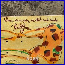 Rare- 30 Year Pro Anniversary- Ron Whaley Santa Cruz Skateboard Deck- SIGNED