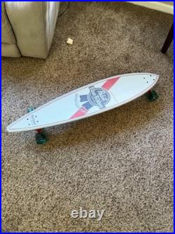 Rare Hipster Pabst Blue Ribbon Beer Santa Cruz Pintail Longboard Skateboard