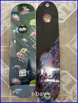 Rare Limited Edition Santa Cruz SpongeBob Skateboard New