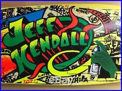 Rare Santa Cruz 30 Fckin' Years. Jeff Kendall. Graffiti Wall. #491. Yellow. NOS