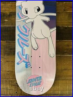 Rare Santa Cruz 8.0in Pokémon Blind Bag Skateboard Deck Mew