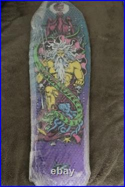 Rare Santa Cruz Jason Jessee Neptune Purple Fade Reissue Skateboard Deck