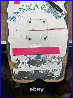 Rare Santa Cruz Landshark II Cruiser Skateboard Deck 28x9