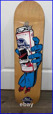 Rare Santa Cruz Pabst Blue Ribbon /Screaming Hand-Can. PBR Santa Cruz deck