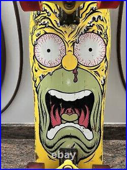 Rare Santa Cruz Rob Roskopp Homer Simpson exclusive skateboard OJ's