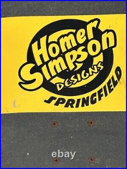 Rare Santa Cruz Rob Roskopp Homer Simpson exclusive skateboard OJ's