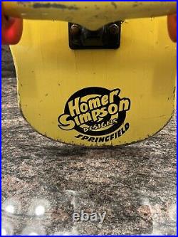 Rare Santa Cruz Rob Roskopp Homer Simpson exclusive skateboard OJ's