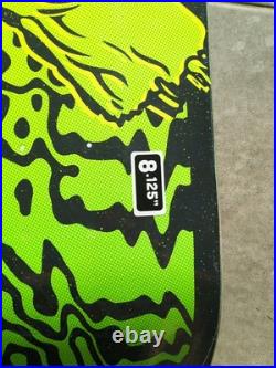 Rare Santa Cruz Screaming Acid Hand Skateboard Deck 31.7 X 8.125 Birch