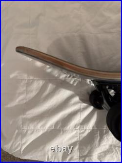 Rare Santa Cruz Skateboard Deck CRUZER 80S FLAME SKULL tensor truck C-Cut