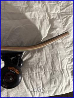 Rare Santa Cruz Skateboard Deck CRUZER 80S FLAME SKULL tensor truck C-Cut