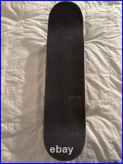 Rare Santa Cruz Skateboard Deck CRUZER 80S FLAME SKULL tensor truck C-Cut