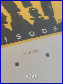 Rare Santa Cruz Slasher Skateboard Deck Bart Simpson Limited Edition #74 of 500