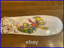 Rare Santa Cruz Slasher Skateboard Deck Simpsons Bart Limited #500 of 500 Bonus