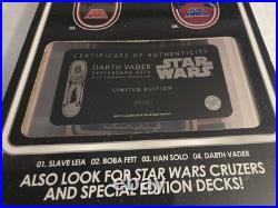 Rare Santa Cruz Star Wars Darth Vader Limited Edition Skateboard Deck #0161