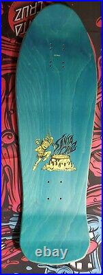 Rare Santa Cruz Steve SALBA Alba Tiger Skateboard Deck Red Stain