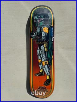 Rare Santa Cruz X STAR WARS Bobba Fett Skateboard Deck NEW IN SHRINK