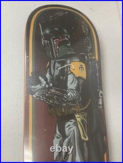 Rare Santa Cruz X STAR WARS Bobba Fett Skateboard Deck NEW IN SHRINK