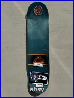 Rare Santa Cruz X STAR WARS Bobba Fett Skateboard Deck NEW IN SHRINK