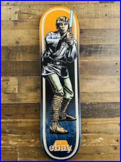 Rare Santa Cruz X STAR Wars Luke Skywalker Skateboard Deck
