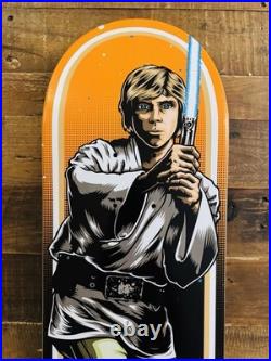 Rare Santa Cruz X STAR Wars Luke Skywalker Skateboard Deck