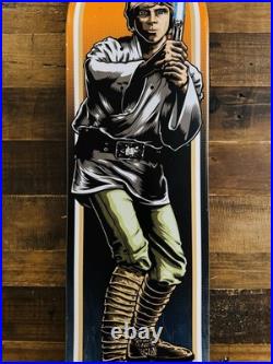 Rare Santa Cruz X STAR Wars Luke Skywalker Skateboard Deck
