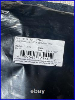 Rare Sean Cliver Santa Cruz Bleeding Screaming Hand Explicit With Bag Skate Deck