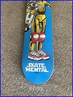 Rare Skate Mental D3-PO Star Wars R2-D2 C3-PO SB Deck Santa Cruz Powell Peralta