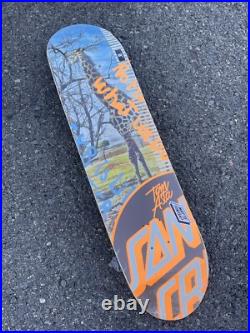 Rare Tom Asta Photo Op Giraffe Taper Tip Santa Cruz Skateboard Skate Deck New