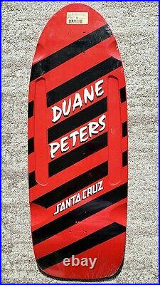 Rare Vintage Duane Peters Santa Cruz Re-Issue Limited Edition Skateboard Deck